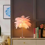 Palmera Feder-Tischlampe