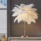 Palmera Feder-Tischlampe