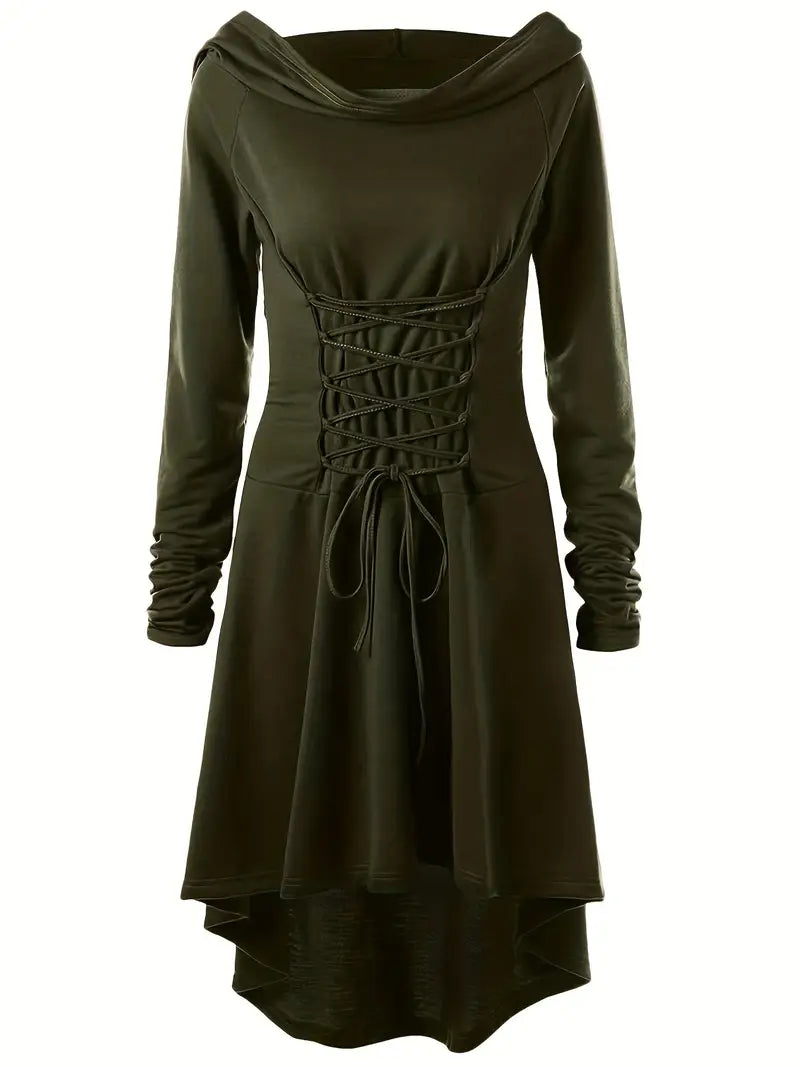 Thea Gothic Midi Korsettkleid Faschingskostüm