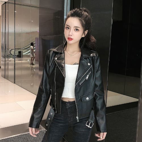 Thalia Damen-Lederjacke