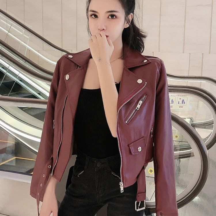 Thalia Damen-Lederjacke
