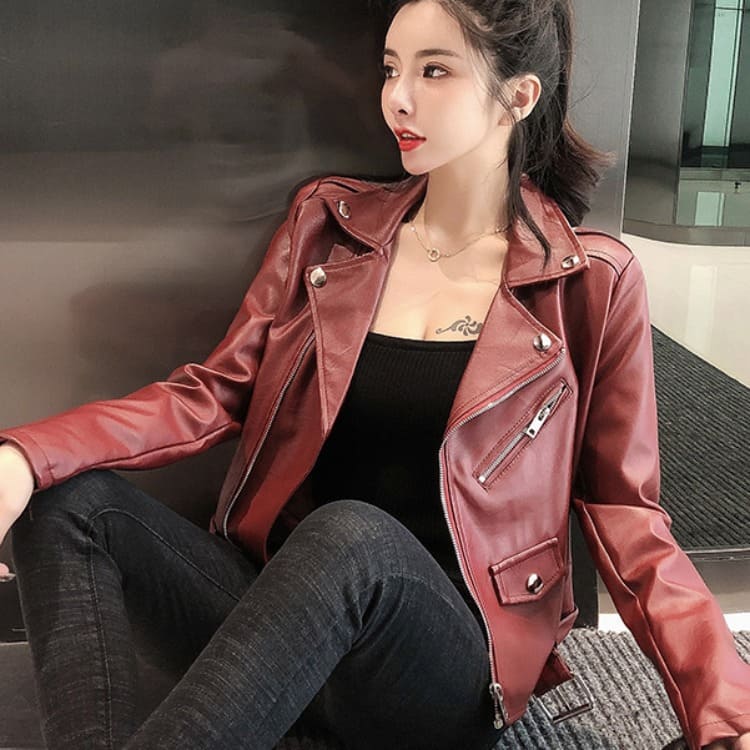 Thalia Damen-Lederjacke