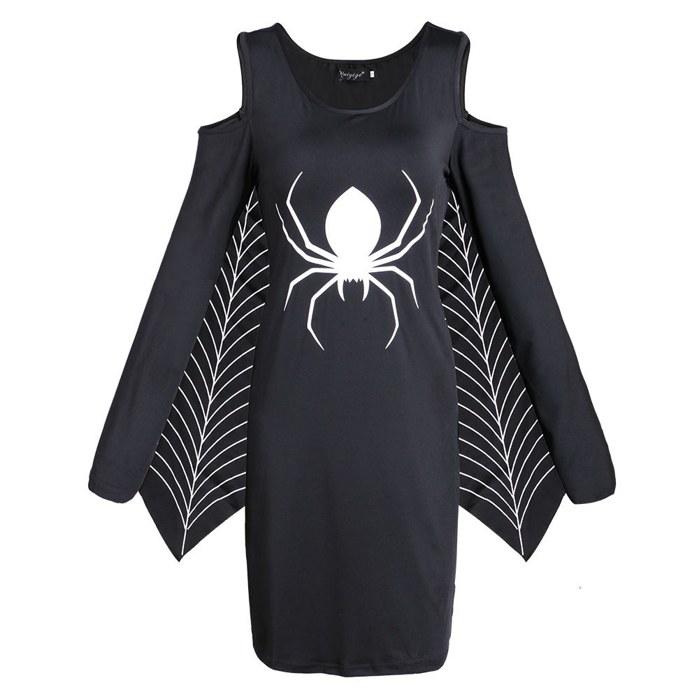 Anita Gruseliges Faschingskostüm Mini Hexenkleid