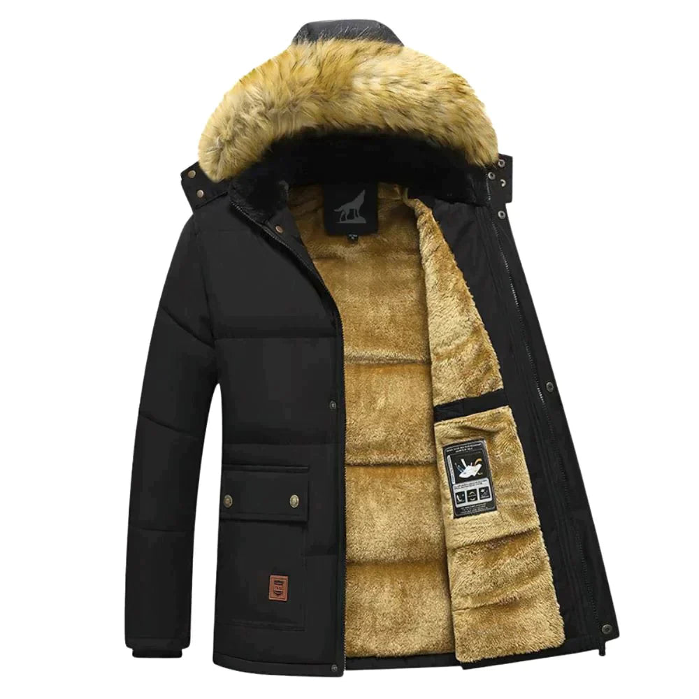 Keanu Wärmende Kapuzen-Winterjacke