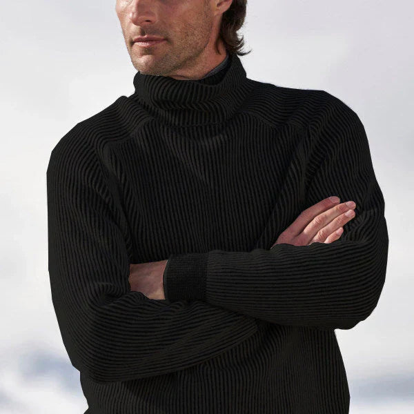 Bequeme eleganter Herren Rollkragenpullover