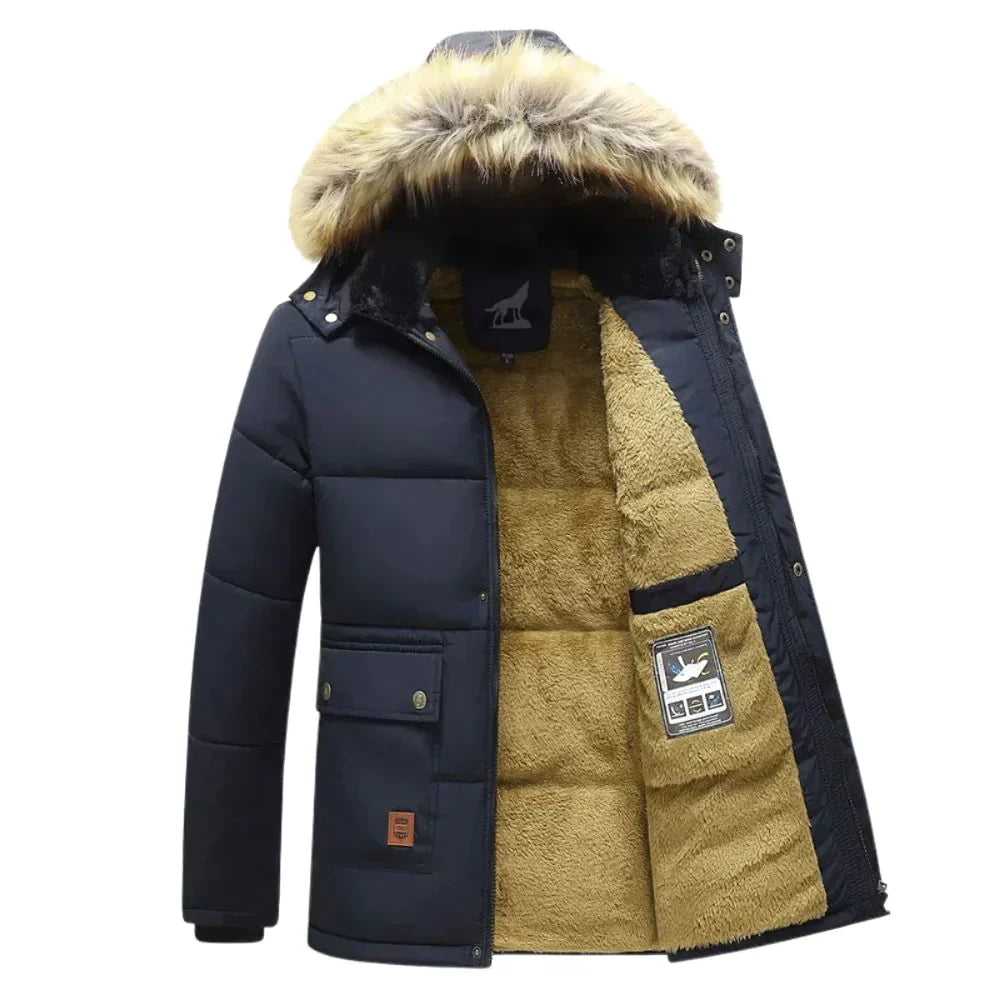 Keanu Wärmende Kapuzen-Winterjacke