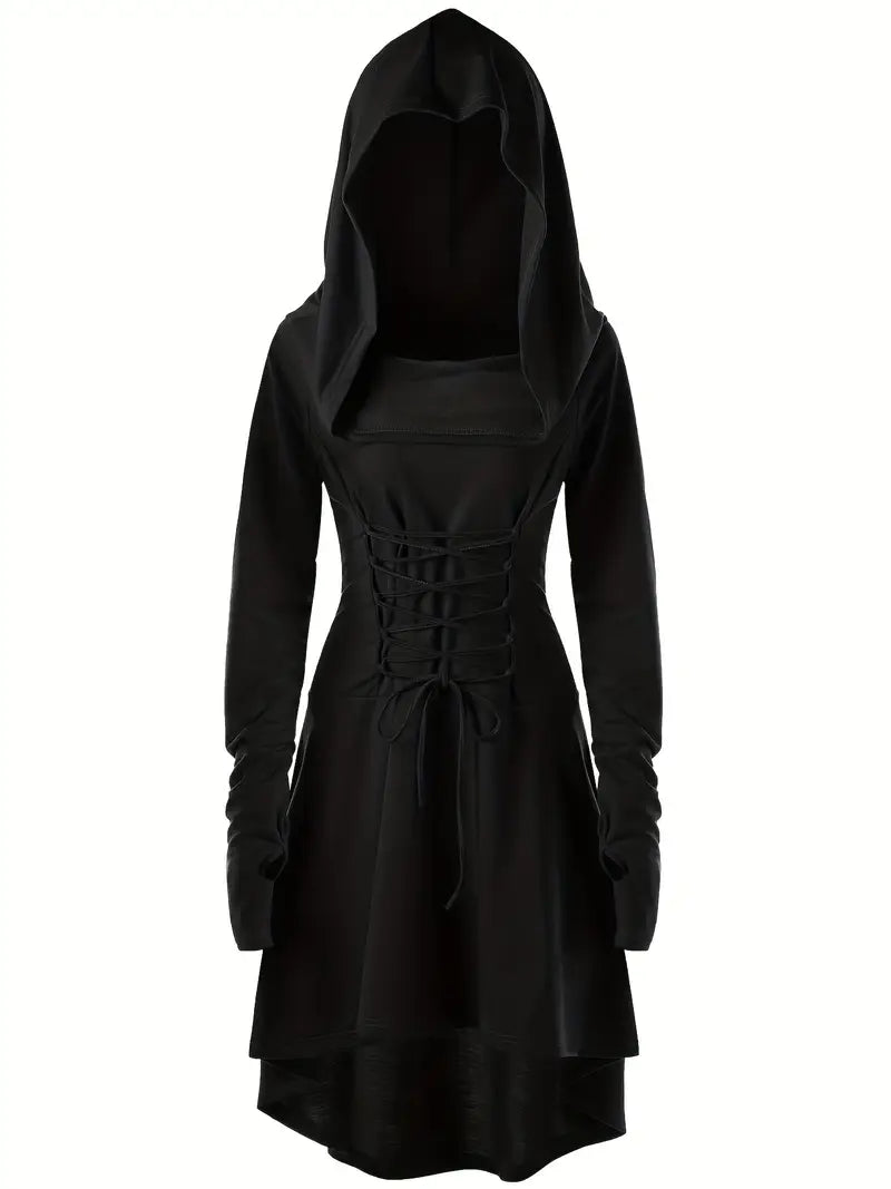 Thea Gothic Midi Korsettkleid Faschingskostüm