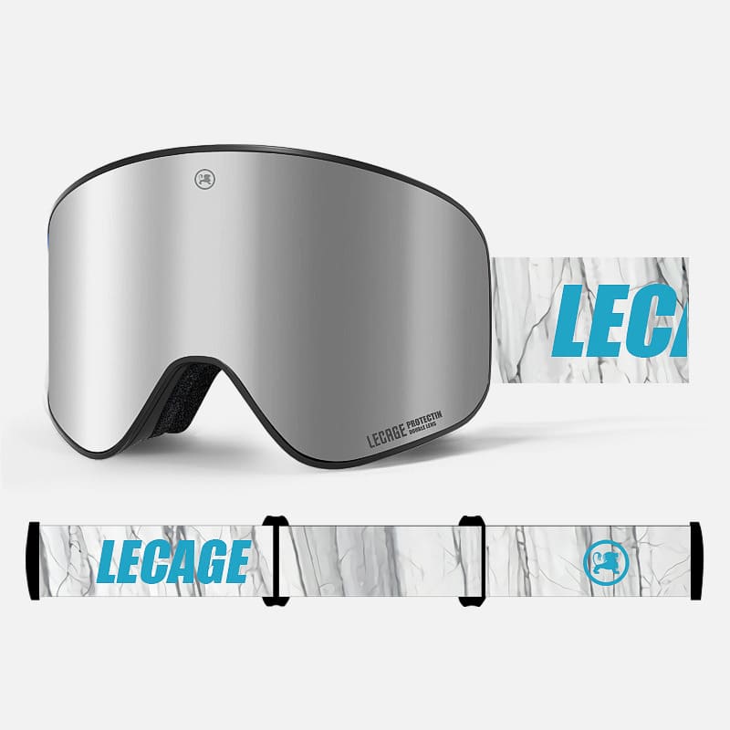 Franco - Skibrille mit abnehmbaren Sonnenschutz