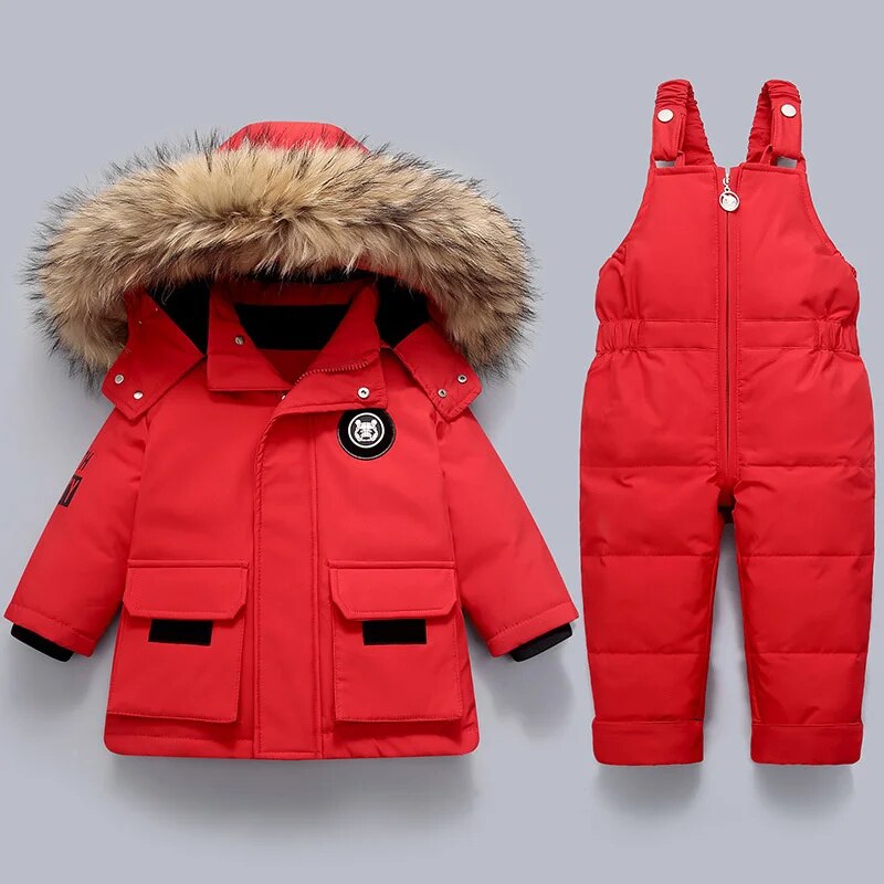 Ferono Kinder Winterjacke & Hose, Baby Winter Schneeoutfit
