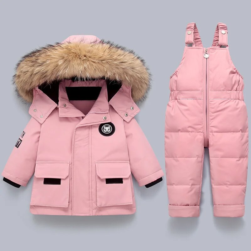 Ferono Kinder Winterjacke & Hose, Baby Winter Schneeoutfit