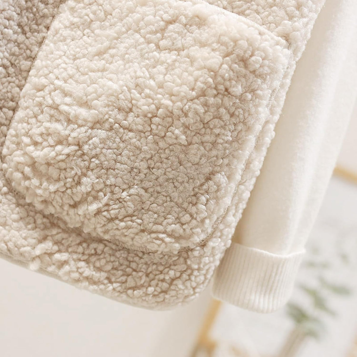 Frauen Teddy kuschelige Fleece Weste