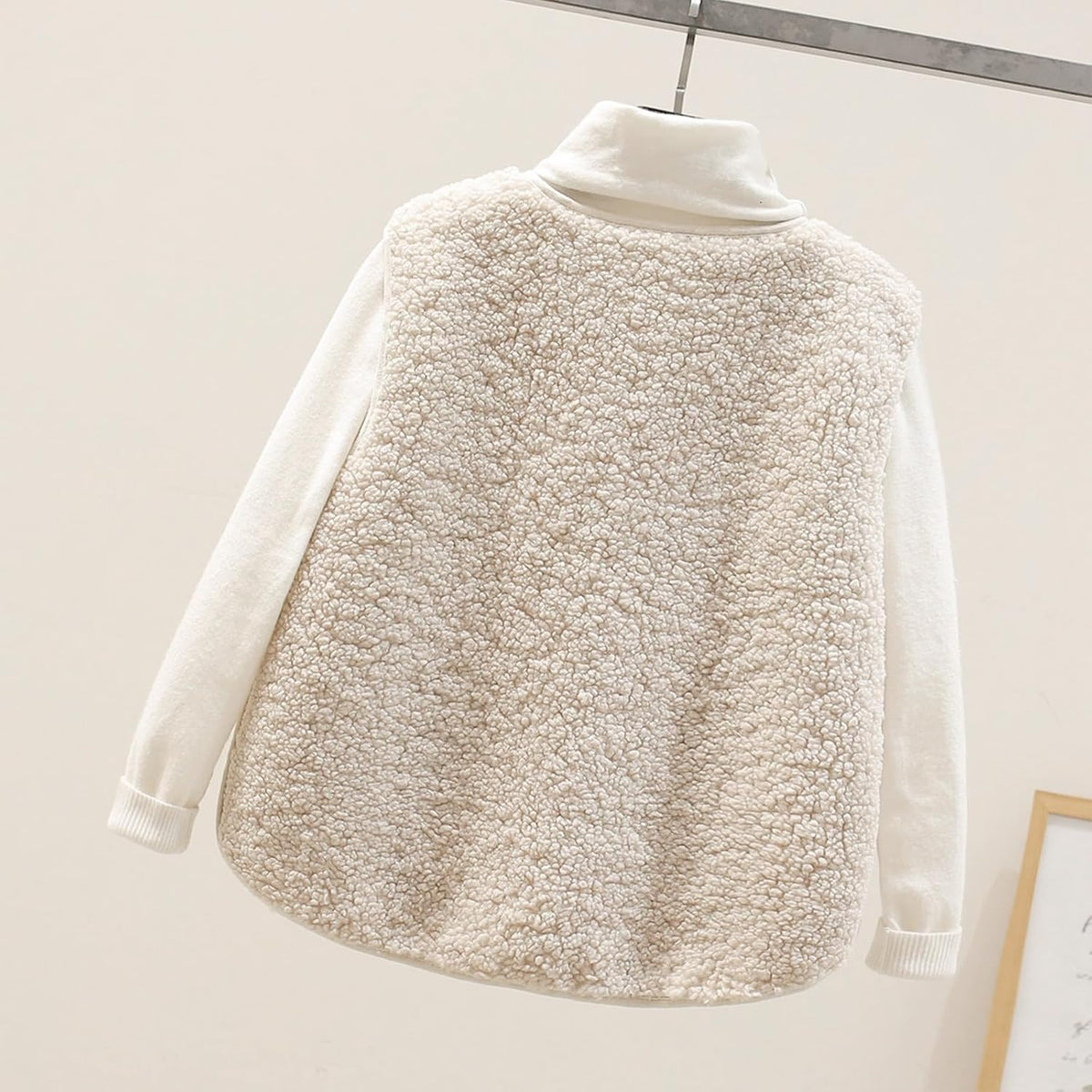 Frauen Teddy kuschelige Fleece Weste