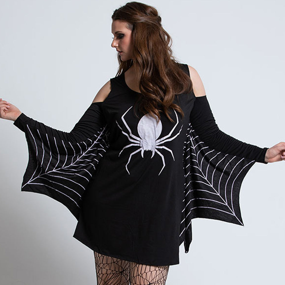 Anita Gruseliges Faschingskostüm Mini Hexenkleid