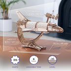 Interaktives 3D-Space-Shuttle-Holzpuzzle