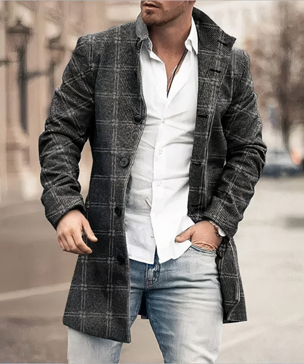 Eleganter Herren Trenchcoat