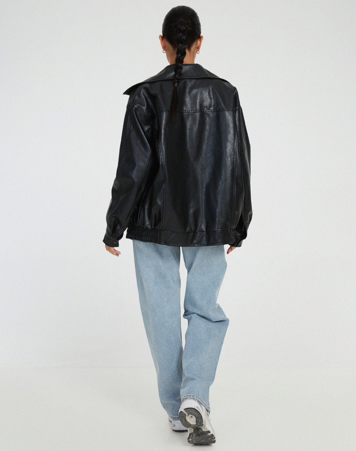 Lavinia Oversized Lederjacke