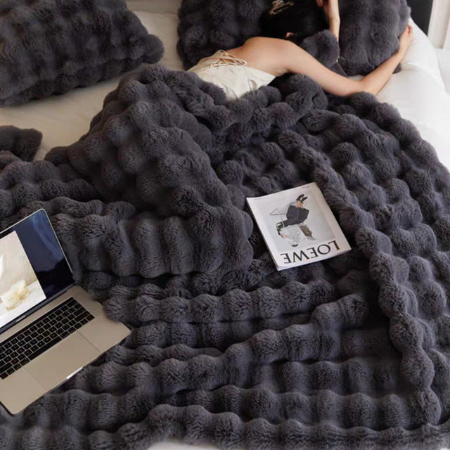 Warme bequeme Kuschel Decke für das Sofa & Bett
