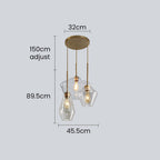 Kani Vintage Glas Pendelleuchte