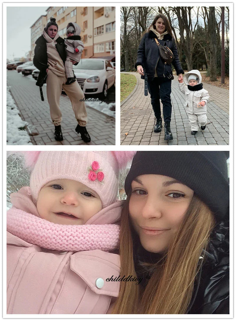 Winterset für Kinder: Daunenjacke + Overall