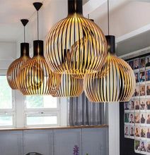 Handgefertigte Holz & Pendelleuchte