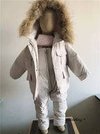 Winterset für Kinder: Daunenjacke + Overall
