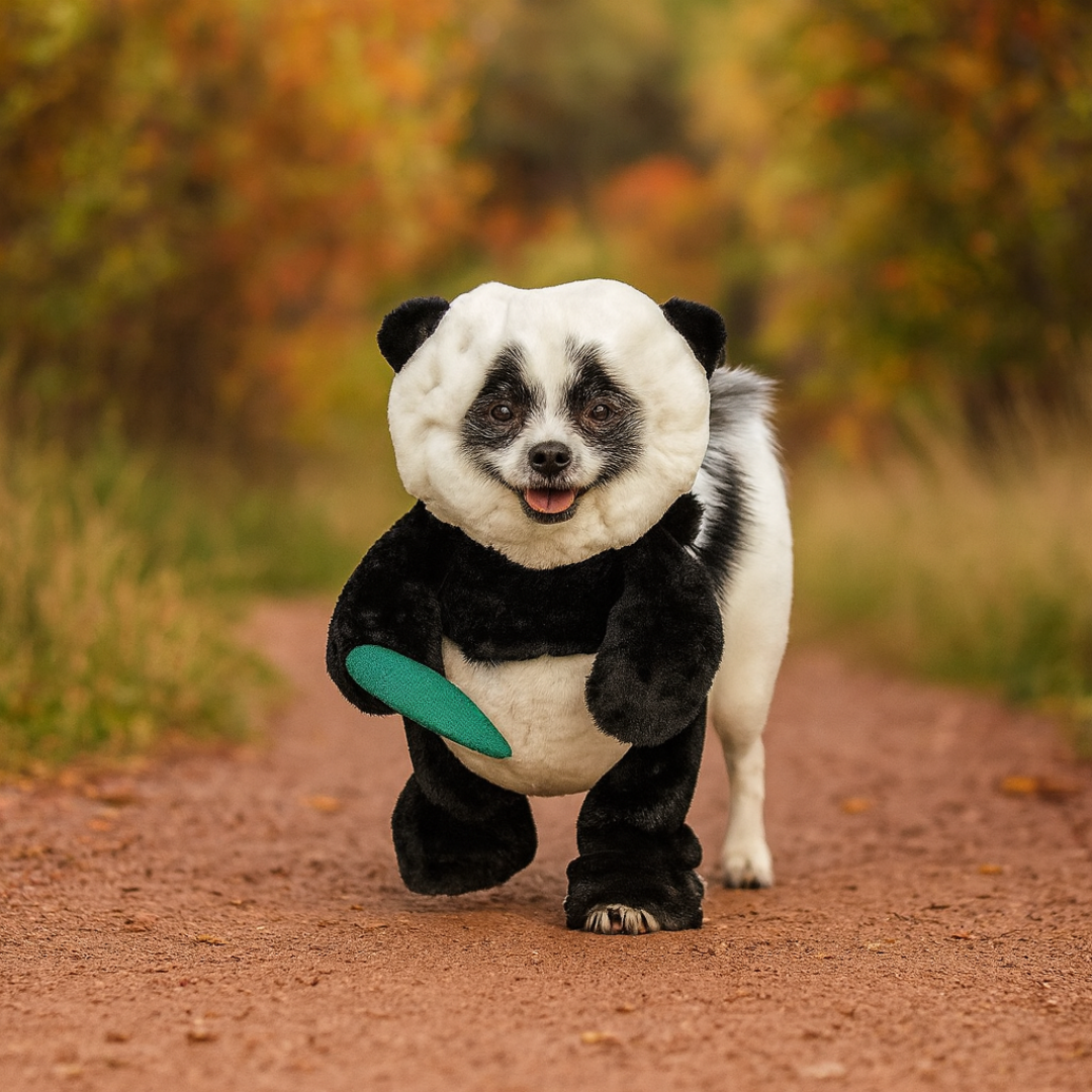Panda - Faschingskostüm Halloween Kostüm für Hunde