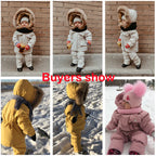 Winterset für Kinder: Daunenjacke + Overall