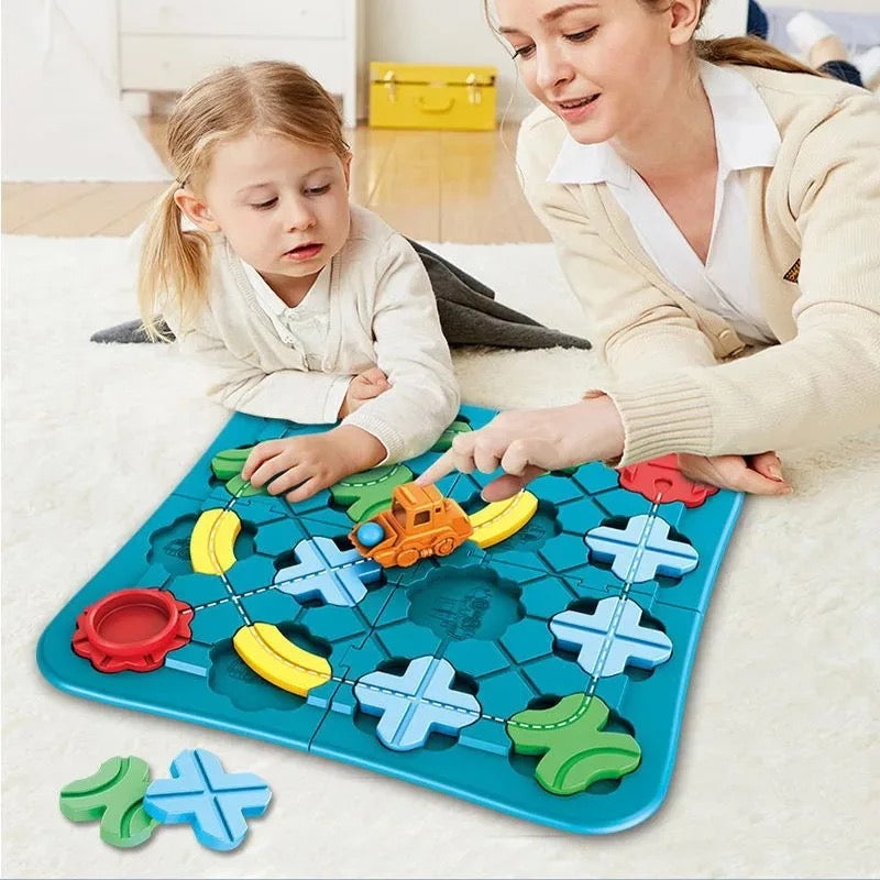 Zug Puzzle Lernset