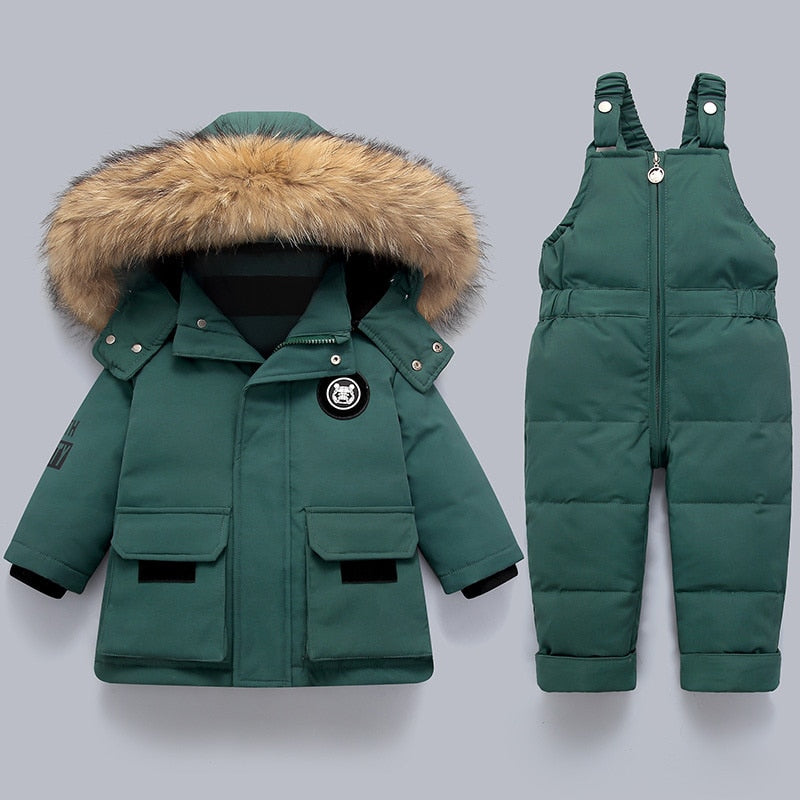 Ferono Kinder Winterjacke & Hose, Baby Winter Schneeoutfit