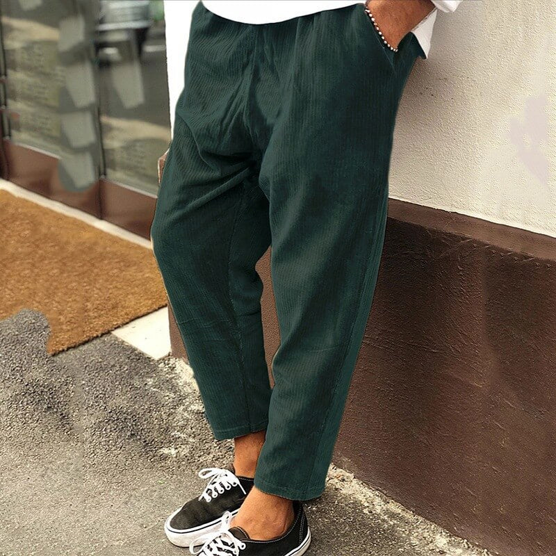 Herren Lockere Cordhose