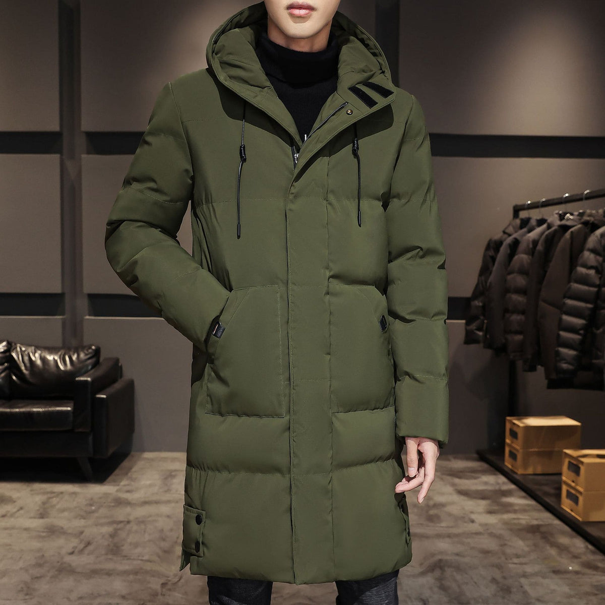 Wetterfest Urbane Herren Winterjacke
