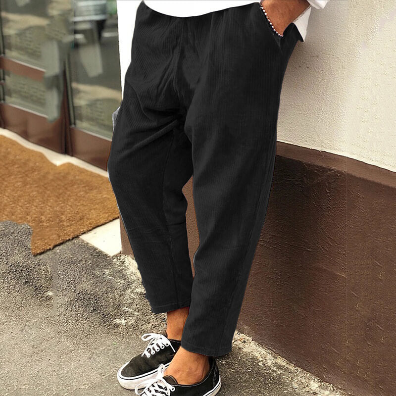 Herren Lockere Cordhose