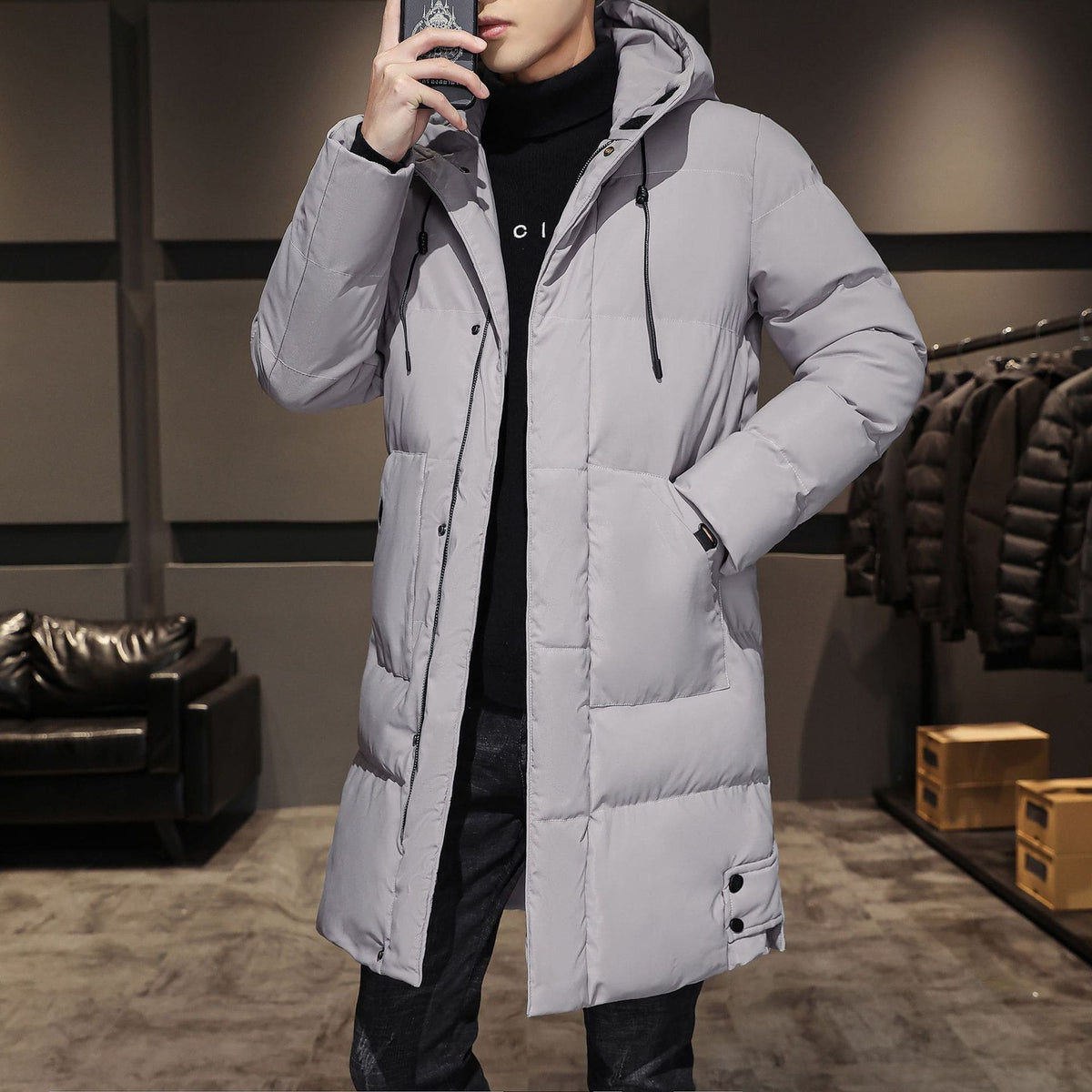 Wetterfest Urbane Herren Winterjacke