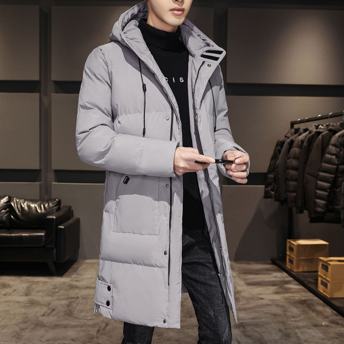 Wetterfest Urbane Herren Winterjacke