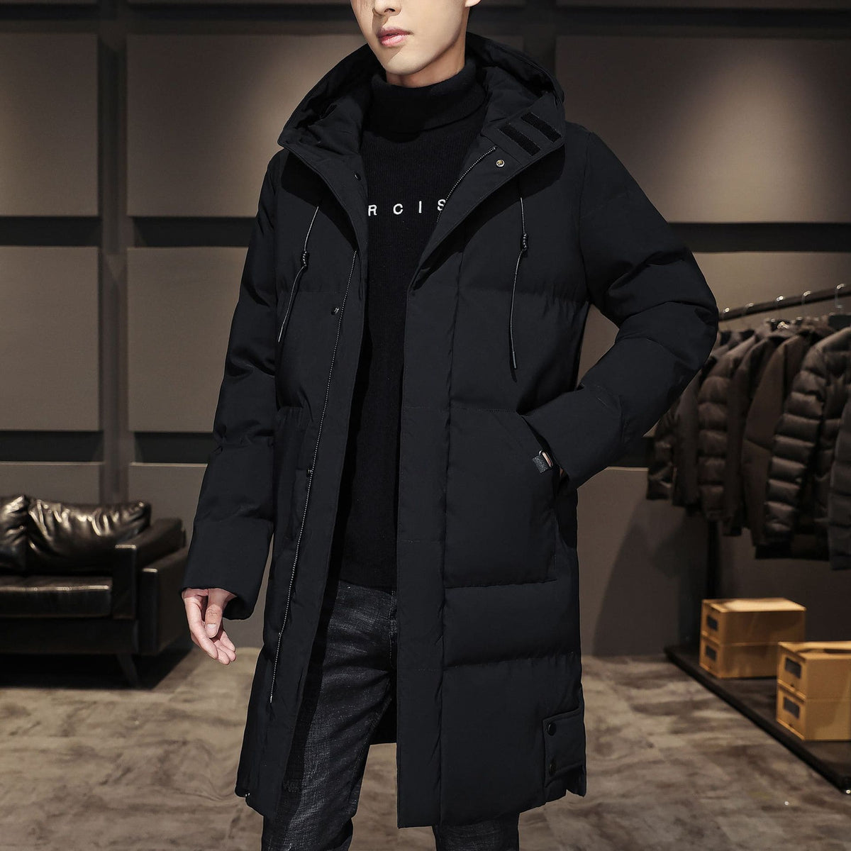 Wetterfest Urbane Herren Winterjacke