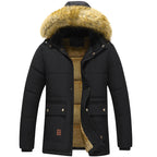 Keanu Wärmende Kapuzen-Winterjacke