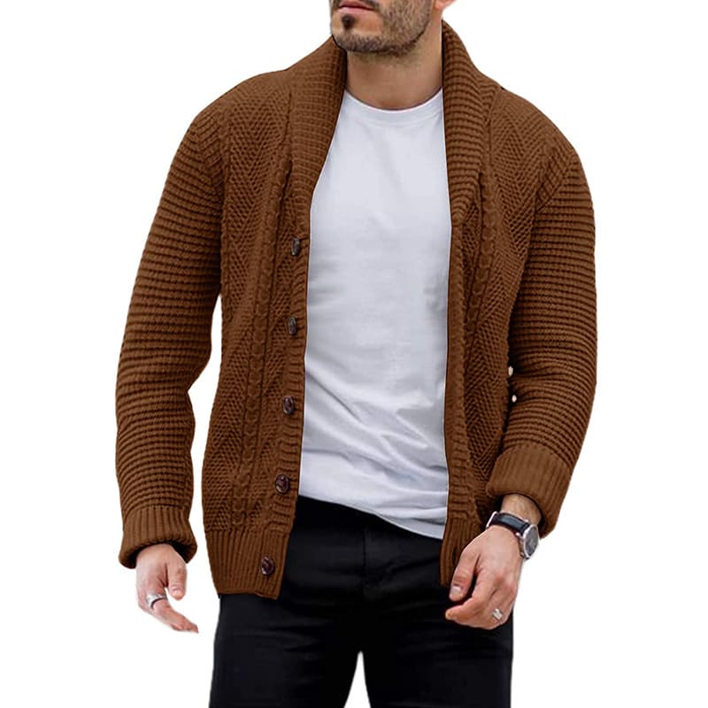 Milan Gestrickte Herren-Strickjacke