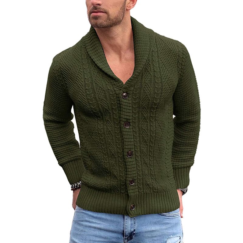 Milan Gestrickte Herren-Strickjacke