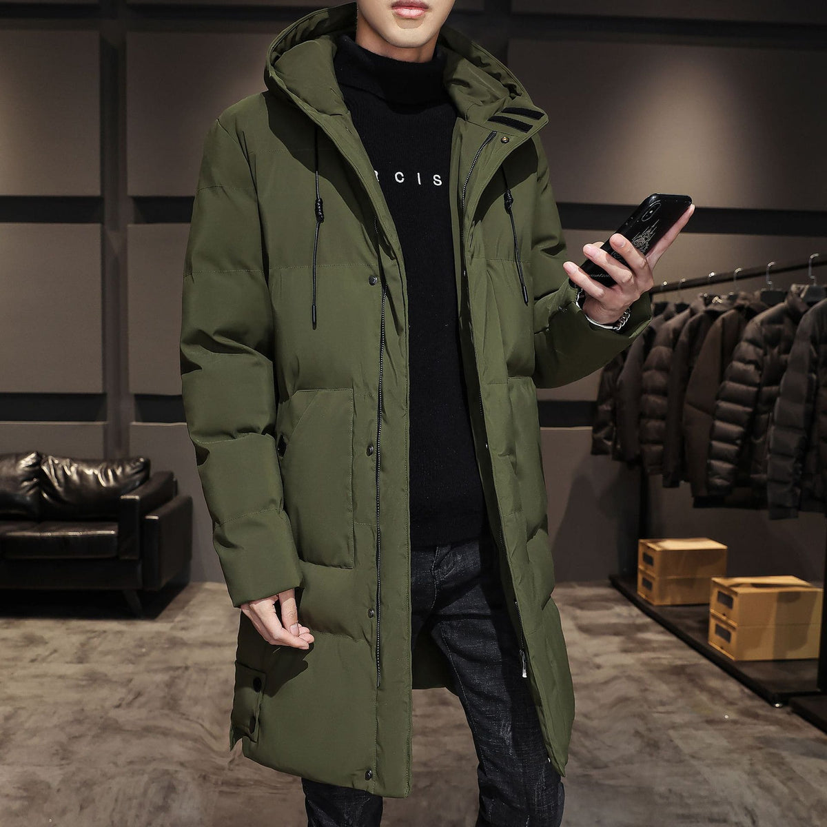 Wetterfest Urbane Herren Winterjacke