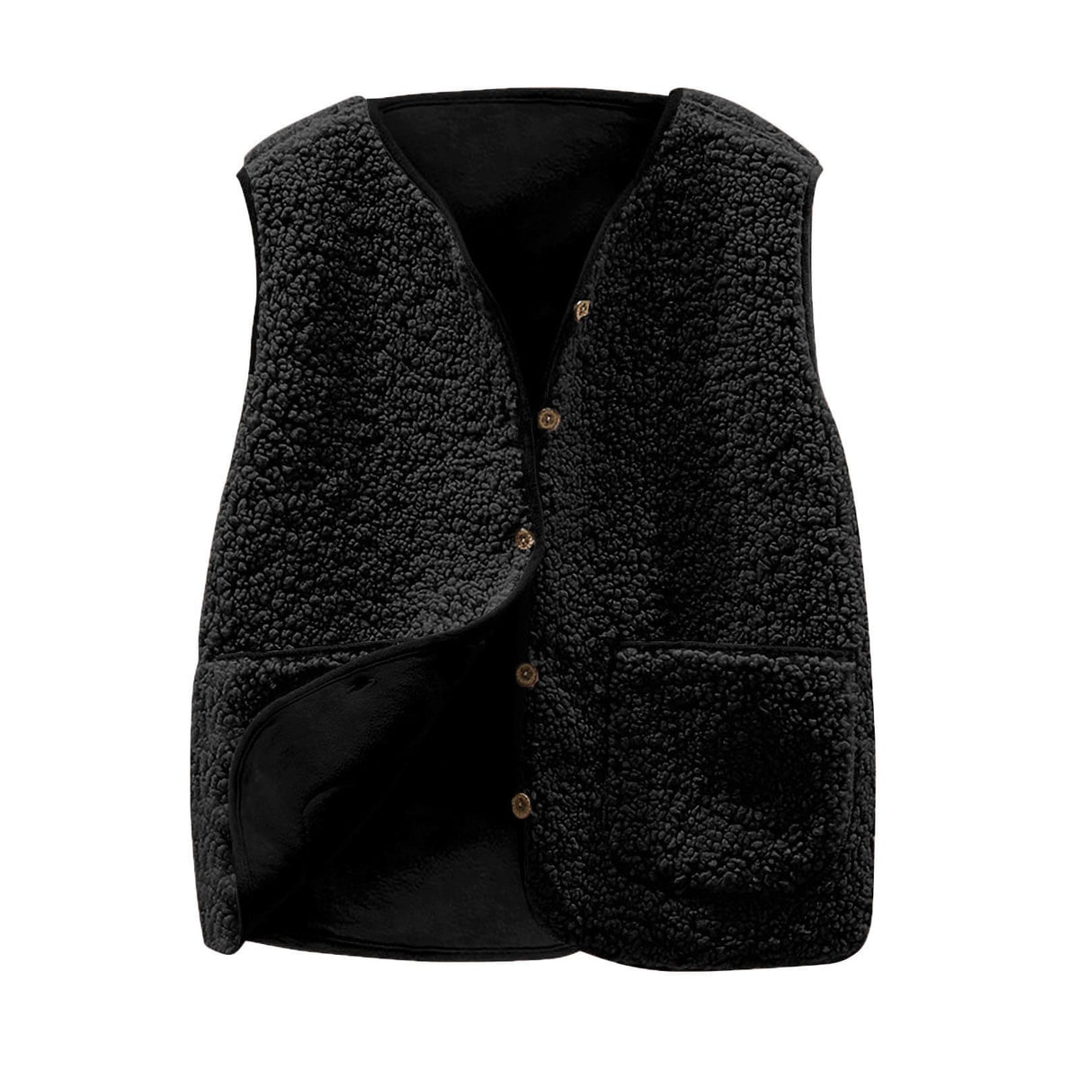 Frauen Teddy kuschelige Fleece Weste
