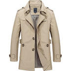 Herren Windbreaker Trenchcoat