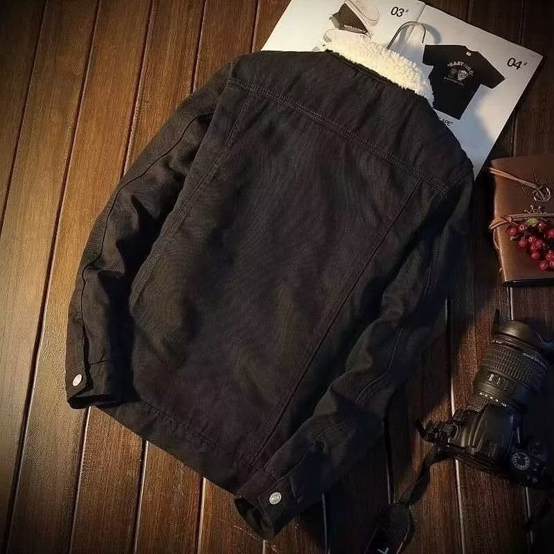 Leandro Fleece-Jeansjacke für den Winter