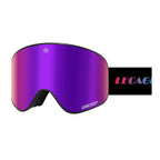 Franco - Skibrille mit abnehmbaren Sonnenschutz
