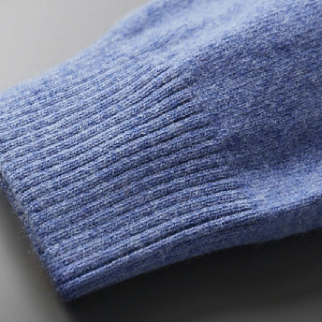 Bequemer Winter Woll-Polo-Sweater