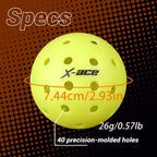 12er Pack Pickleball Bälle
