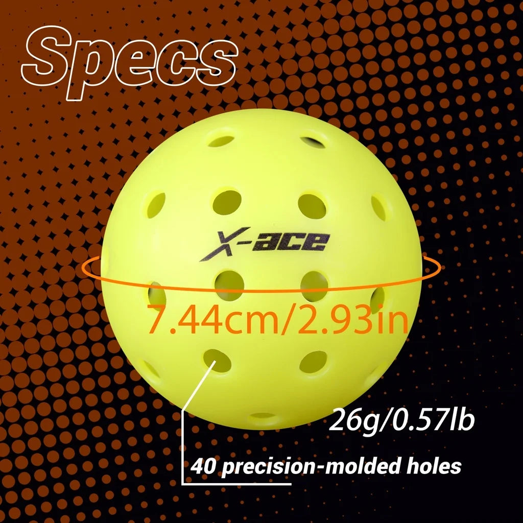 12er Pack Pickleball Bälle