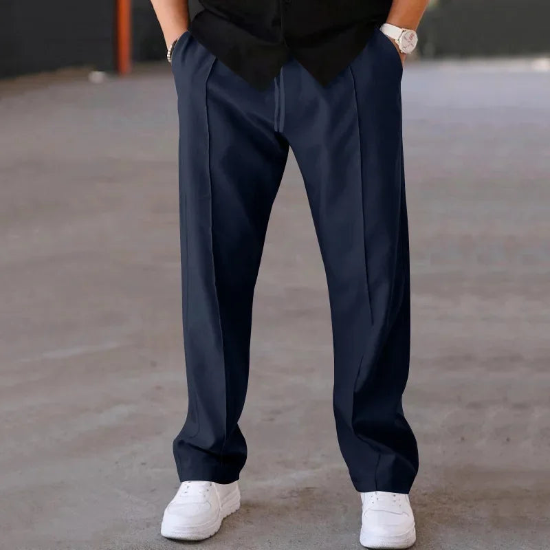 Herren weite Stoffhose
