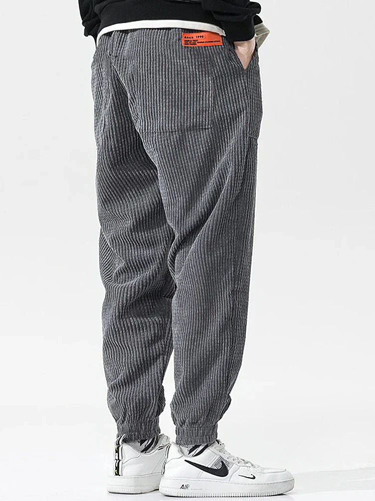 Cord - Japanische Streetwear Jogginghose