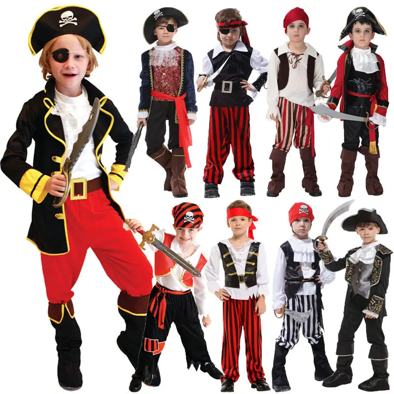 Kinder Piraten Halloween Kostüm Faschingskostüm