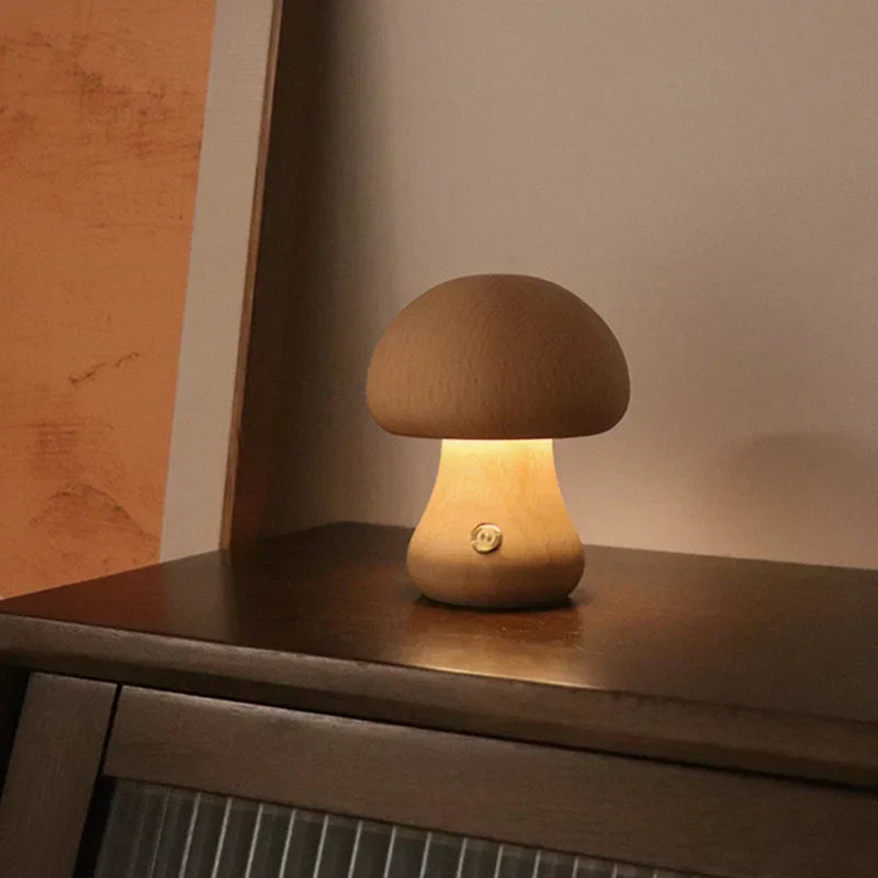 Magische Pilz-Tischlampe